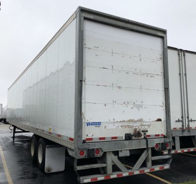 roll door dry van trailer trailers semi doors specifications vanguard equipment